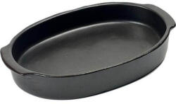 Serax Vas ceramică Serax Vas ceramică oval Pure 3 l, negru