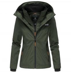 Marikoo ERDBEERE Női átmeneti kabát kapucnival, olívazöld