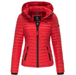 Marikoo Samtpfote női átmeneti dzseki kapucnival, piros