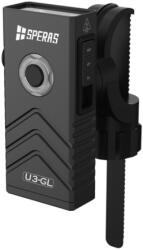 SPERAS Multifunkciós EDC zseblámpa U3-GL, fekete