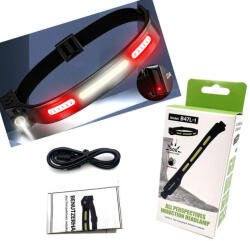 SPERAS Újratölthető fejlámpa B47S-1, fekete