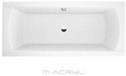 M-Acryl Noé egyenes kád 180x80 cm, lábbal (MAC-12189)