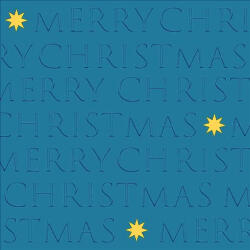 PPD Christmas Letters green Dombornyomott Papírszalvéta 33X33cm, 20db-os - fizz