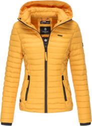 Marikoo Samtpfote női átmeneti dzseki kapucnival, sárga