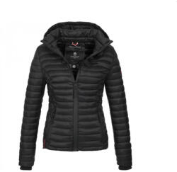 Marikoo Samtpfote női átmeneti dzseki kapucnival, fekete