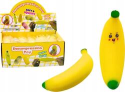 LeanToys Banán Squishy Rugalmas Gumi Sárga - 20352 (20352) (20352)