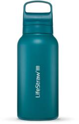 LifeStraw Sticlă cu filtru LifeStraw Go 2.0 Stainless Steel 1 l - Laguna Teal
