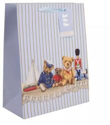 QX Pungi cadou cu ursuleți și figură spargător de nuci - 26 x 32 cm (370632)