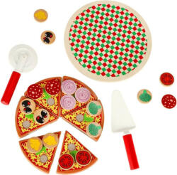 KIK Pizza din lemn cu accesorii