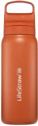 LifeStraw Sticlă cu filtru LifeStraw Go 2.0 Stainless Steel 700 ml - Kyoto Orange
