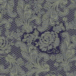 PPD Lace Embossed Purple Dombornyomott Papírszalvéta 25X25cm, 15db-os