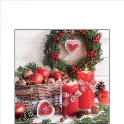 Ambiente Harvest In Basket Papírszalvéta 25X25cm, 20db-os - fizz