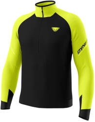 DYNAFIT Alpine L/S 1/2 Zip Tee M Mărime: M / Culoare: negru/galben (08-0000072010)