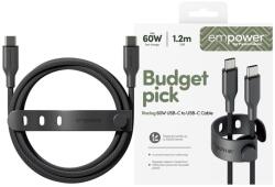 empower by PanzerGlass® Data кабел empower by PanzerGlass Racing USB-C to USB-C Cable 60W USB 2.0, 1, 2m - Space Black