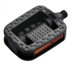 Wellgo C35 gumibetétes műanyag pedál, fekete-szürke