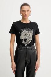 Guess pamut póló fekete, W5BI32 K9RM1 - fekete M