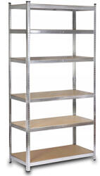 Intenso fém polc- 220 x 90 x 45 cm (6 polc)