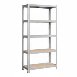 Intenso fém polc- 180 x 75 x 40 cm (5 polc)