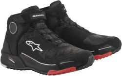 Alpinestars CR-X Drystar motoros cipő fekete terepszínű-piros