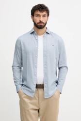 Tommy Hilfiger pamut ing - sötétkék L - answear - 28 390 Ft