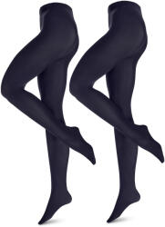 Tchibo - 2 pár finom harisnyanadrág - nő - méret M 40/42 - kék