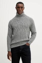 GUESS gyapjúkeverék pulóver JEMMY szürke, garbónyakú, M5BR16 Z0462 - szürke XL