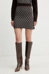 Guess szoknya gyapjú keverékből AUBREY - barna M