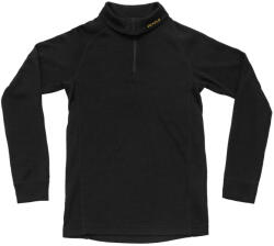 Devold Duo Active Merino Zip Neck Jr gyerek funkcionáls pulóver Gyerek 176 / fekete