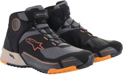 Alpinestars CR-X Drystar motoros cipő fekete-barna-narancssárga
