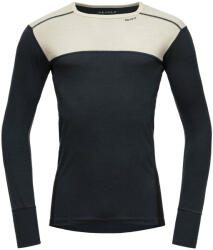 Devold Lauparen Merino 190 Shirt Man férfi funkcionális póló XXL / fekete/fehér