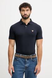 Guess poló NOLAN sötétkék, nyomott mintás, M5BP66 J1314 - sötétkék S