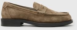 AllSaints velúr mokaszin Bloom Suede Loafer barna, férfi, M022FC - barna Férfi 43