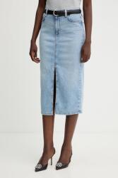 Guess farmer szoknya MILA sötétkék, midi, egyenes, W5YD1L D5QQ0 - sötétkék 27
