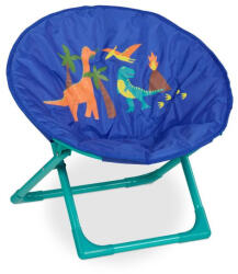 Relaxdays Moon összecsukható kempingszék gyerekeknek Dínó 10028888_1179