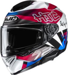 HJC Cască integrală pentru motocicletă HJC RPHA 72 Goldy MC21 alb-roșu-albastru (HJC123921)