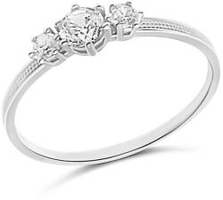 ÉkszerM Fehérarany Gyűrű (méret: 58) AU 95302