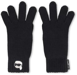 Karl Lagerfeld gyerek pamut kesztyű - fekete 52/54