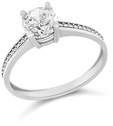 ÉkszerM Fehérarany Gyűrű (méret: 66) AU 95250