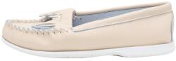 Formazione Mocasini dama, Formazione, 9913-Bej, casual, piele naturala, cu talpa joasa, bej (Marime: 37)