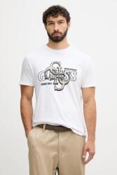 Guess pamut póló fehér, nyomott mintás, M5BI72 I3Z14 - fehér XL