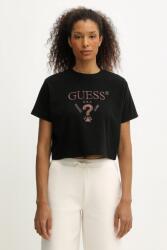 Guess t-shirt FABIA fekete, V5BI01 K1891 - fekete XXS