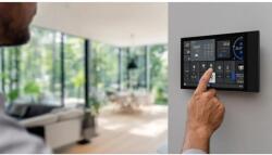 Shelly Wall Display XL - panou tactil de perete cu releu 5A (WiFi, Bluetooth), Silver (3800238071691)