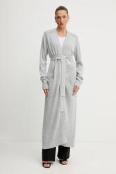 BOSS gyapjú kardigán - szürke L - answear - 119 990 Ft