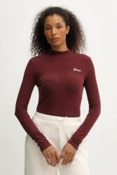 GUESS hosszú ujjú ALBA félgarbó nyakú, bordó, V5BP10 KCBF1 - burgundia XS