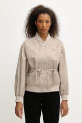 Guess bomber dzseki AOP bézs, átmeneti, oversize, V5YL11 WHFU0 - bézs XL