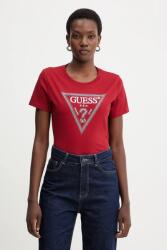 Guess pamut póló piros, W5BI18 I3Z14 - piros L