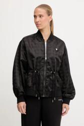 Guess bomber dzseki AOP fekete, átmeneti, oversize, V5YL11 WHFU0 - fekete S