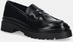 Gant bőr mokaszin Aligrey fekete, lapos talpú, 31571154 - fekete Női 39