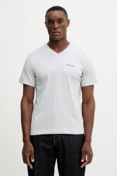 Guess pamut póló 3 db szürke, nyomott mintás, U5BG58 KCAM1 - szürke XXL