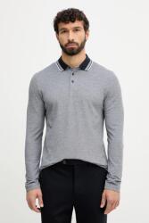HUGO BOSS poló sötétkék, melange, 50531352 - sötétkék M